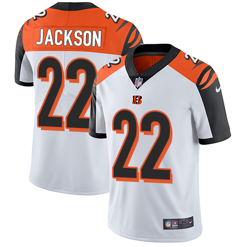 2019 men Cincinnati Bengals #22 Jackson white Nike Vapor Untouchable Limited NFL Jersey